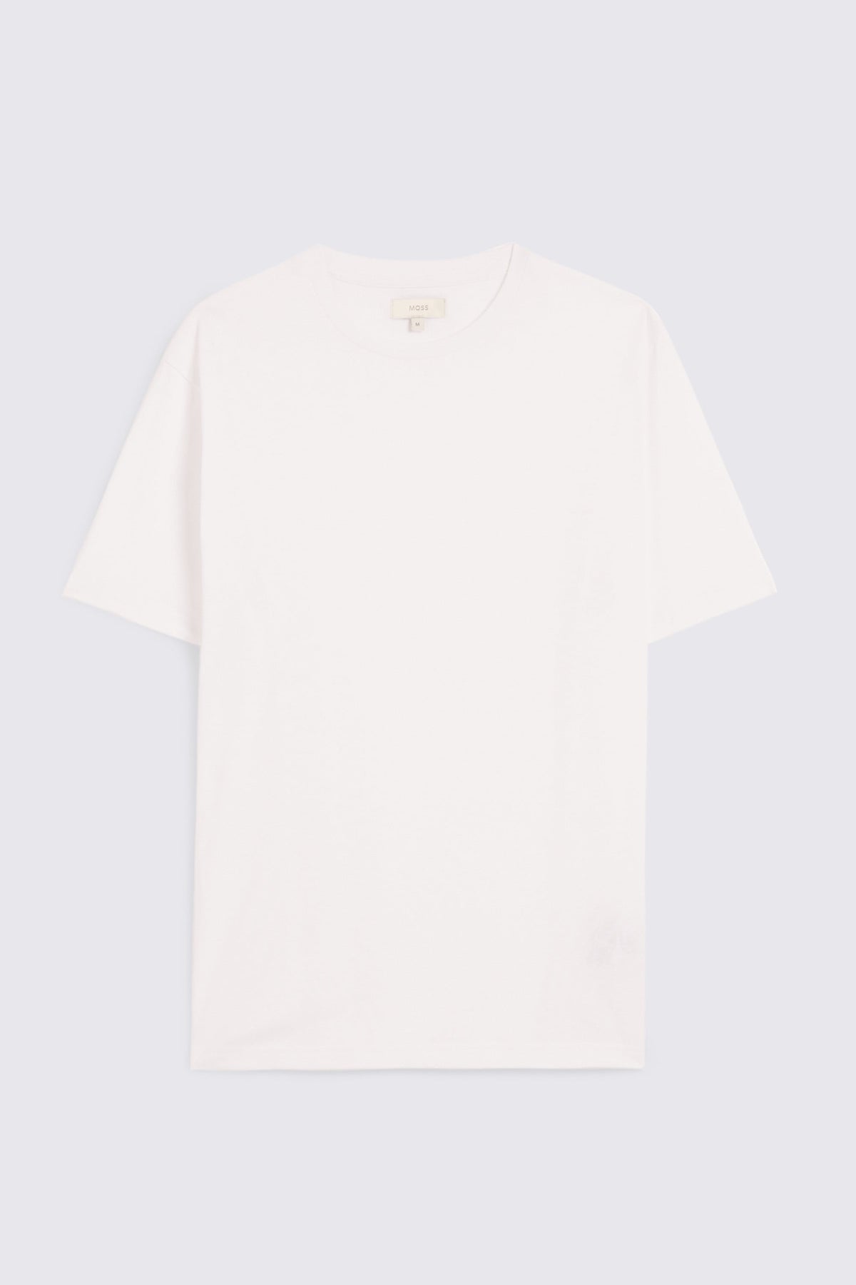 White Cotton Crew-Neck T-Shirt