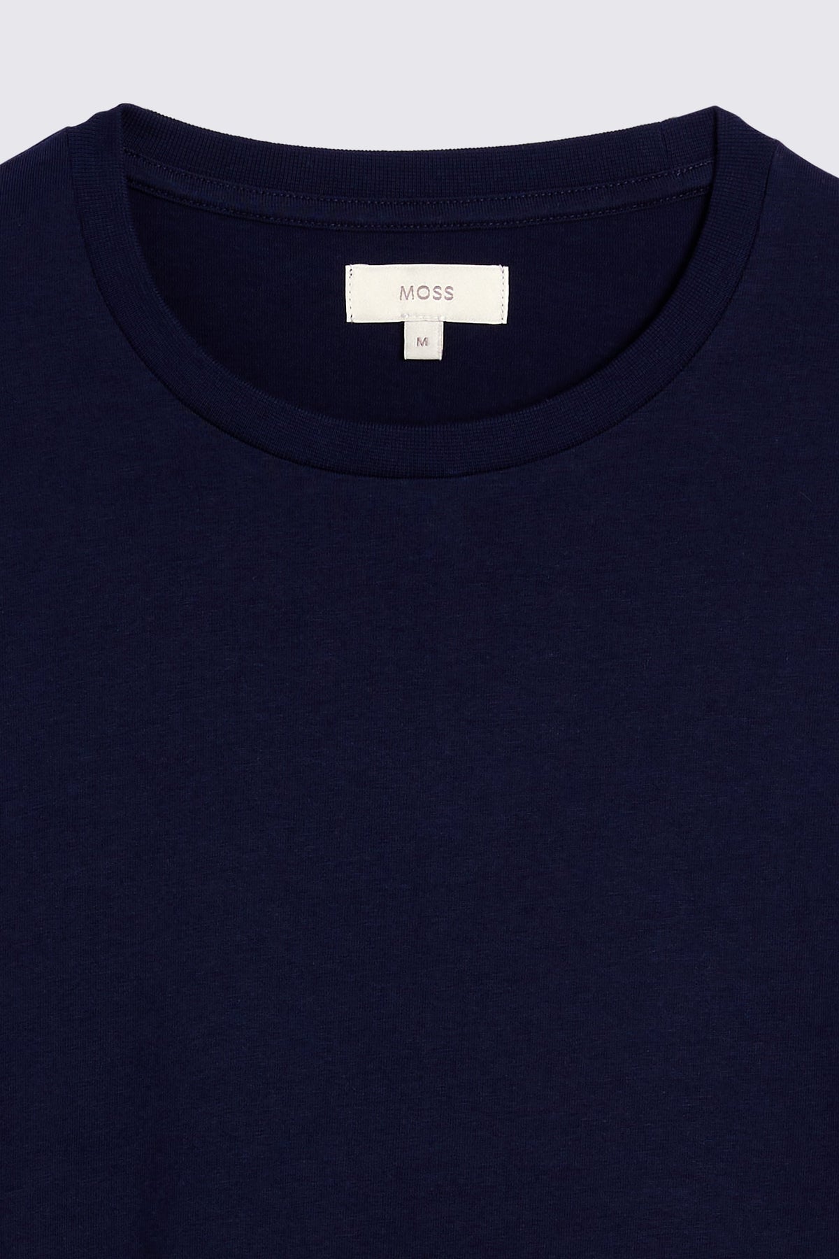 Navy Cotton Crew-Neck T-Shirt