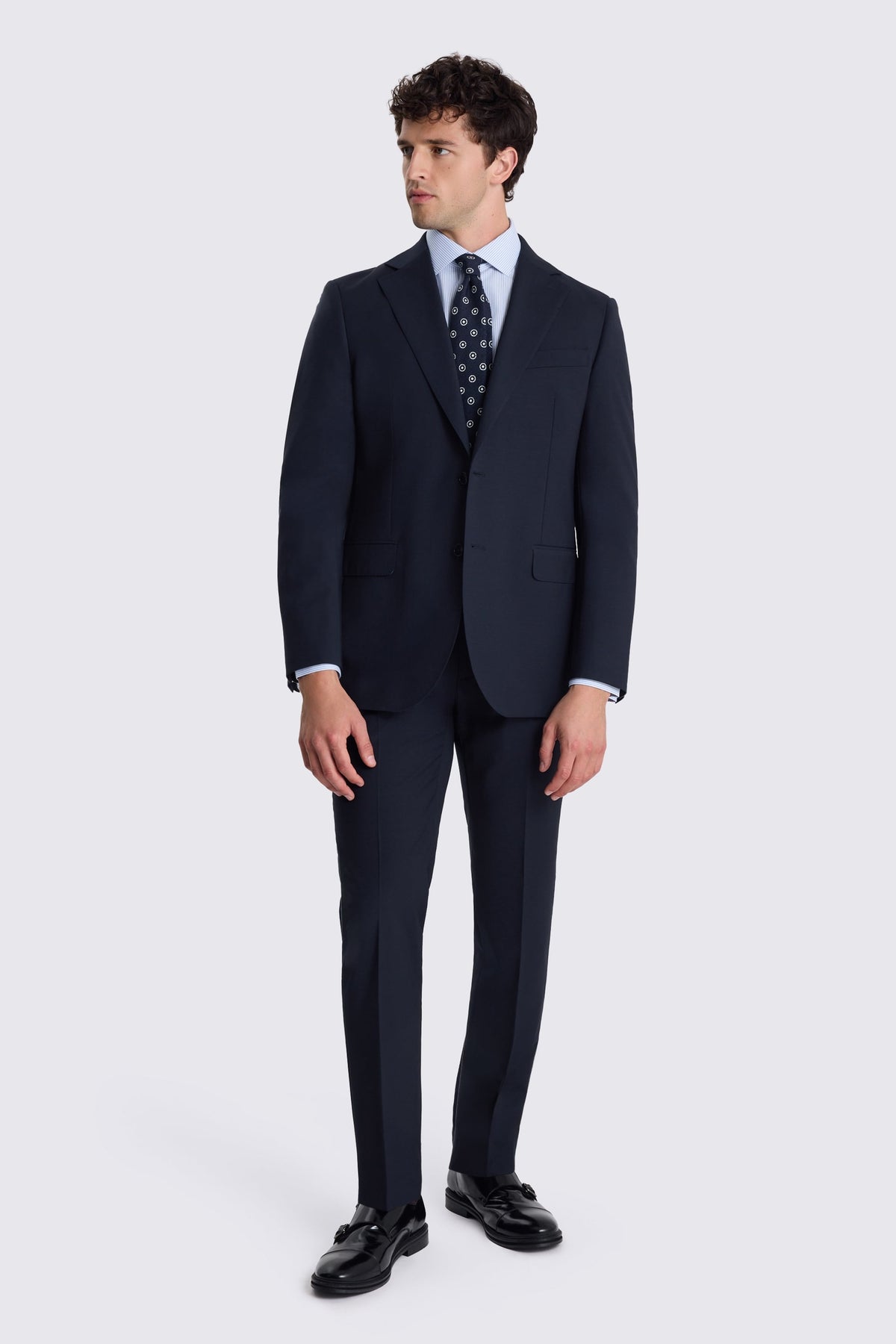 Tailored Fit Navy Performance Suit