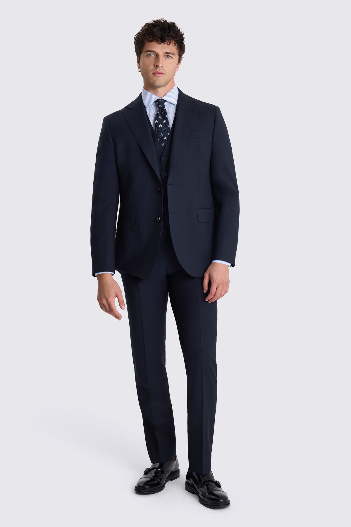 Tailored Fit Navy Performance Suit