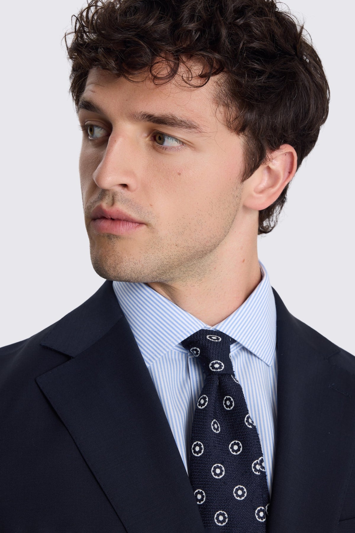 Tailored Fit Navy Performance Suit
