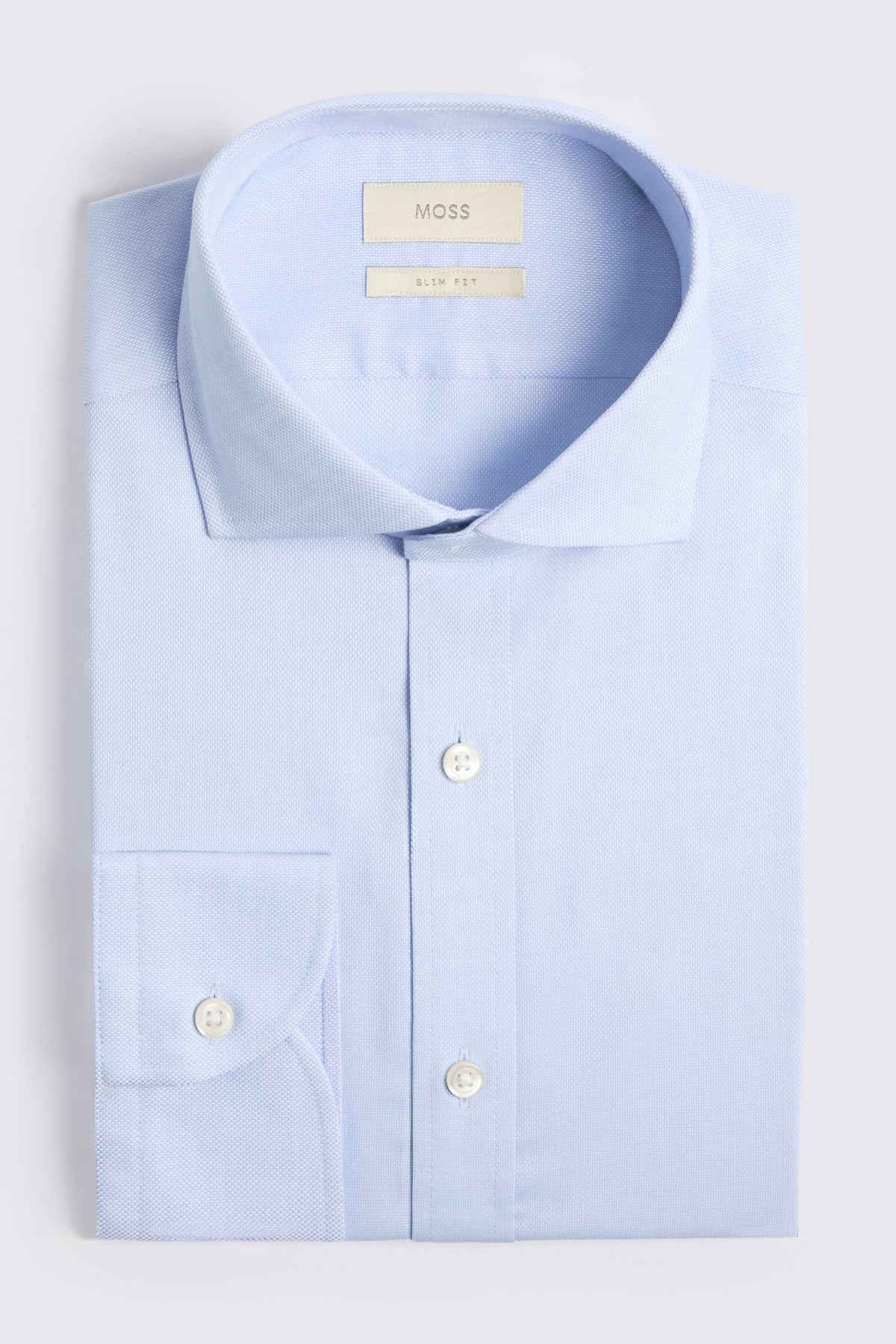 Slim Fit Sky Dobby Stretch Shirt