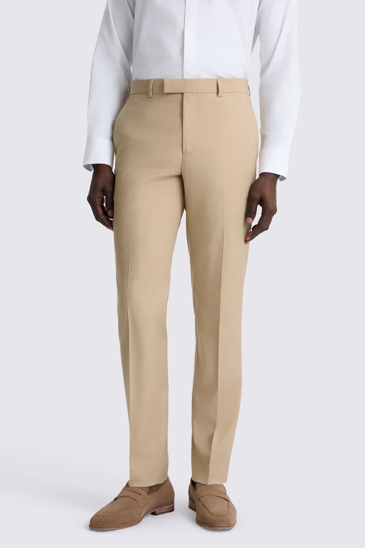 Tailored Fit Blonde Camel Trousers
