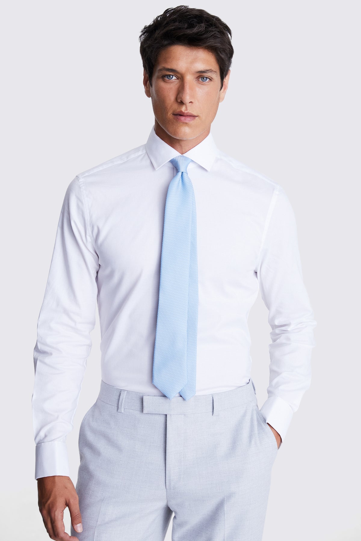 Sky Textured Tie