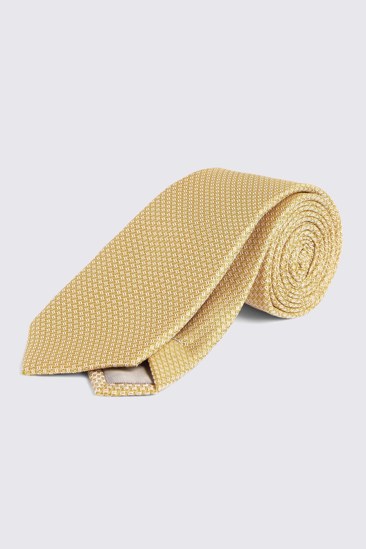 Yellow Textured Tie