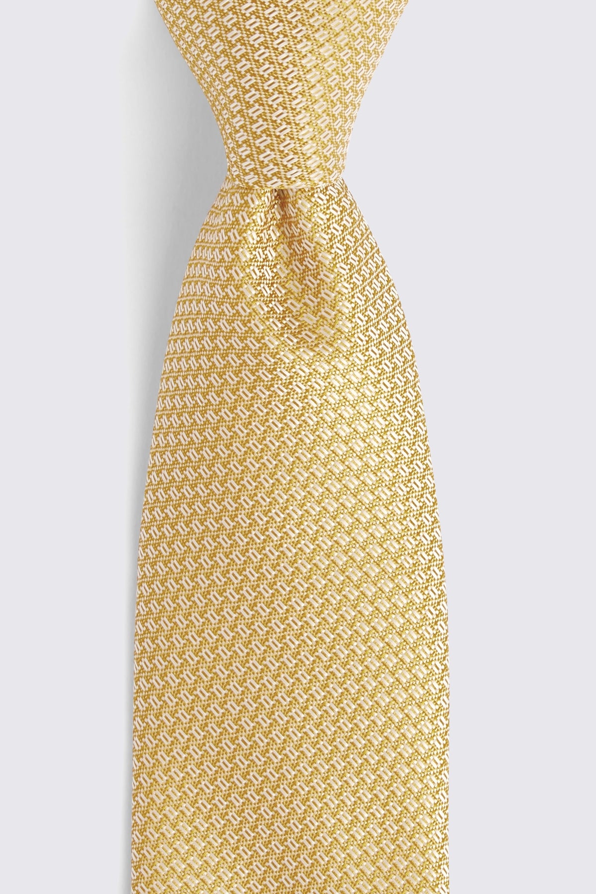 Yellow Textured Tie