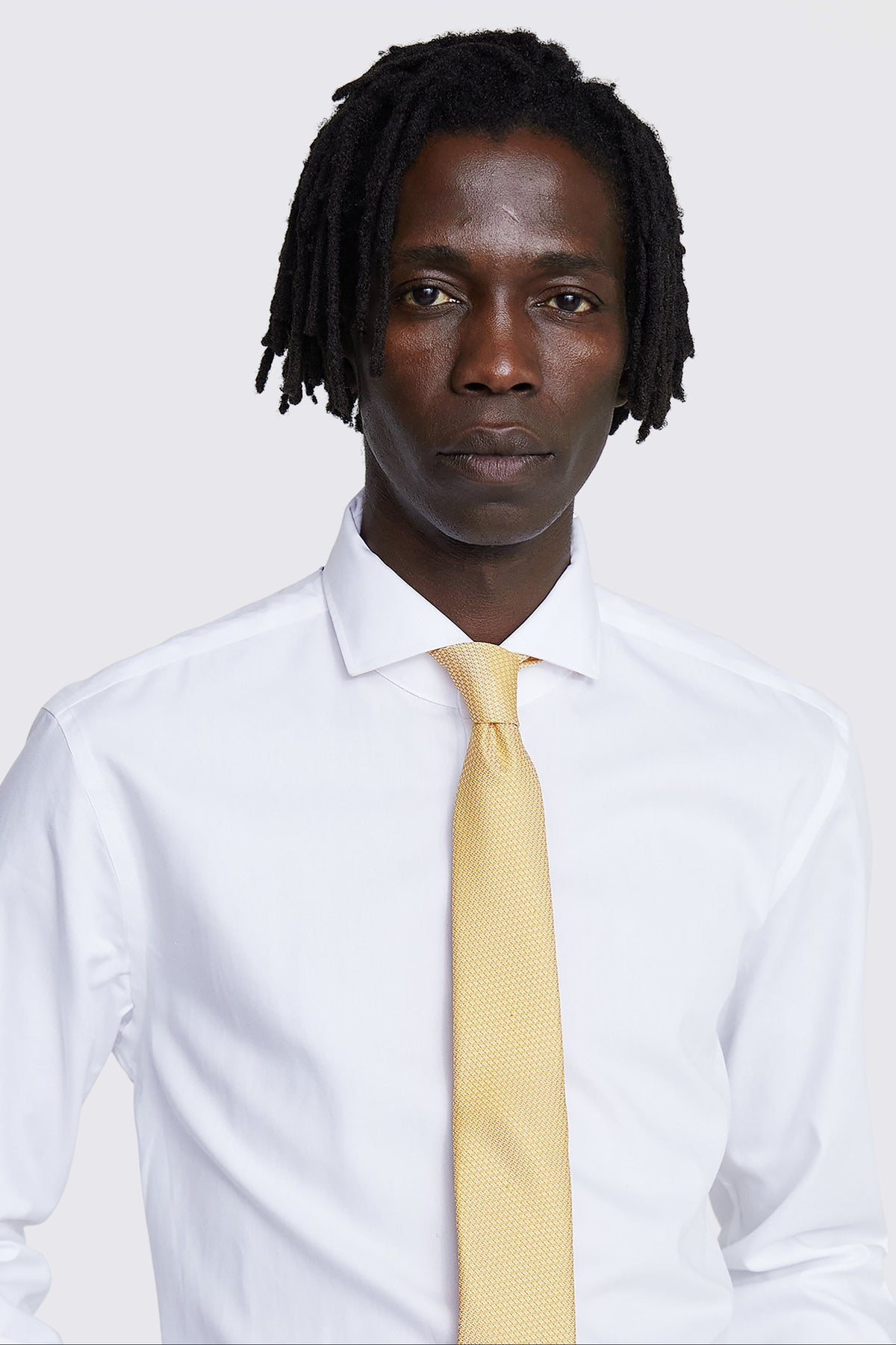 Yellow Textured Tie