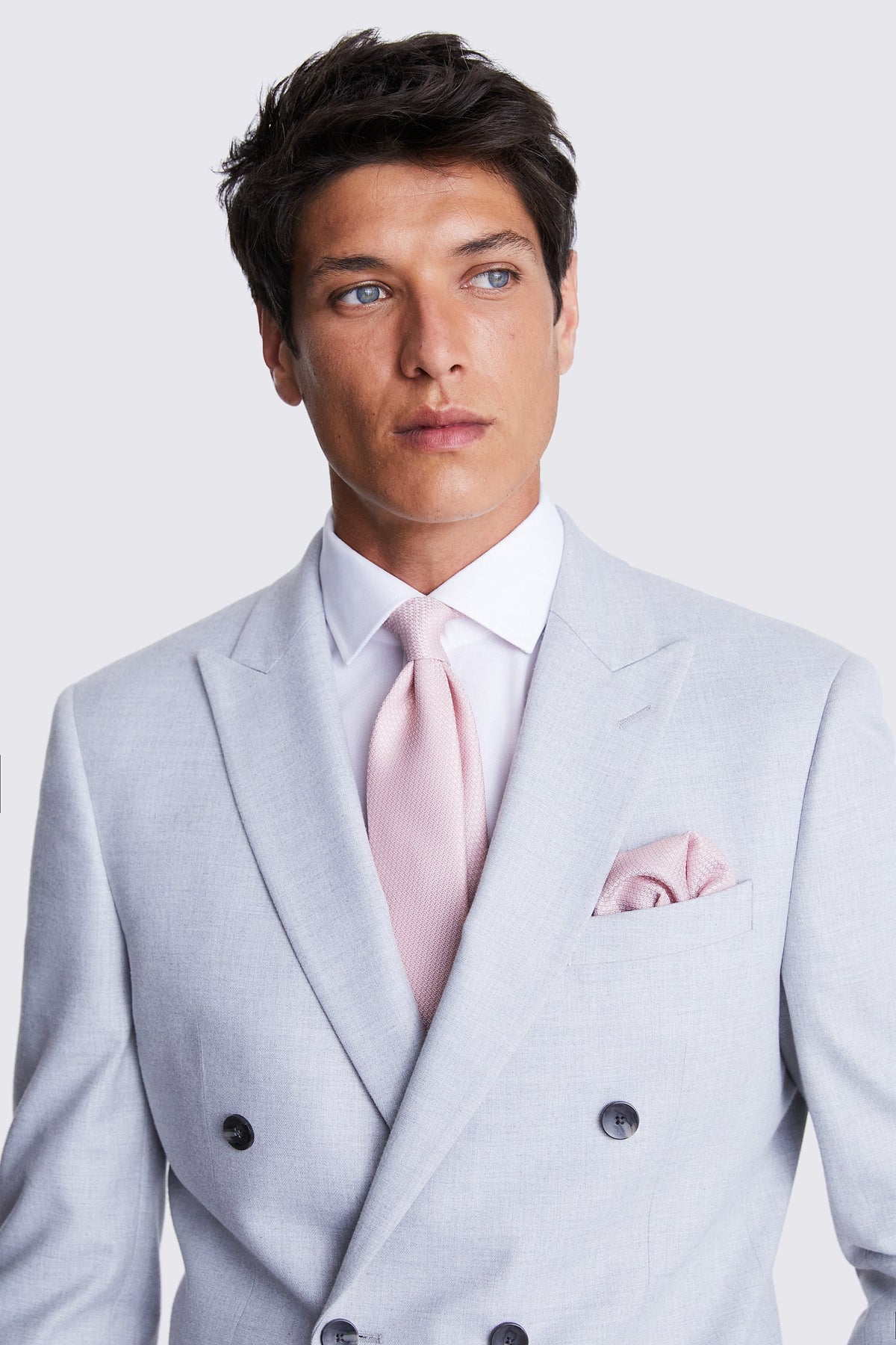 Dusty Pink Textured Pocket Square