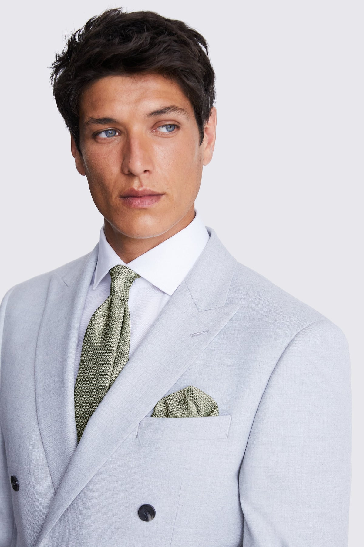 Sage Textured Pocket Square