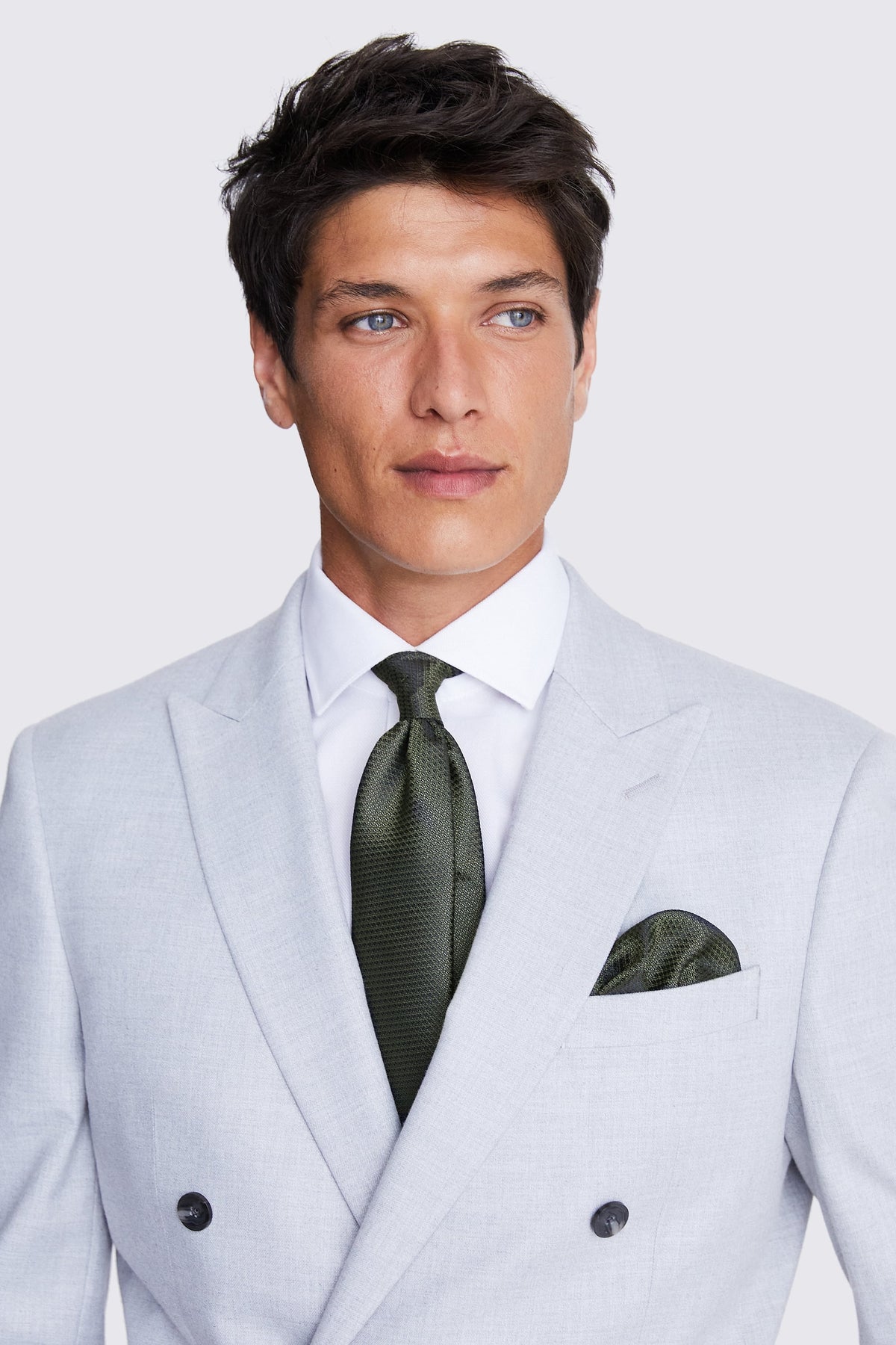 Olive Textured Pocket Square