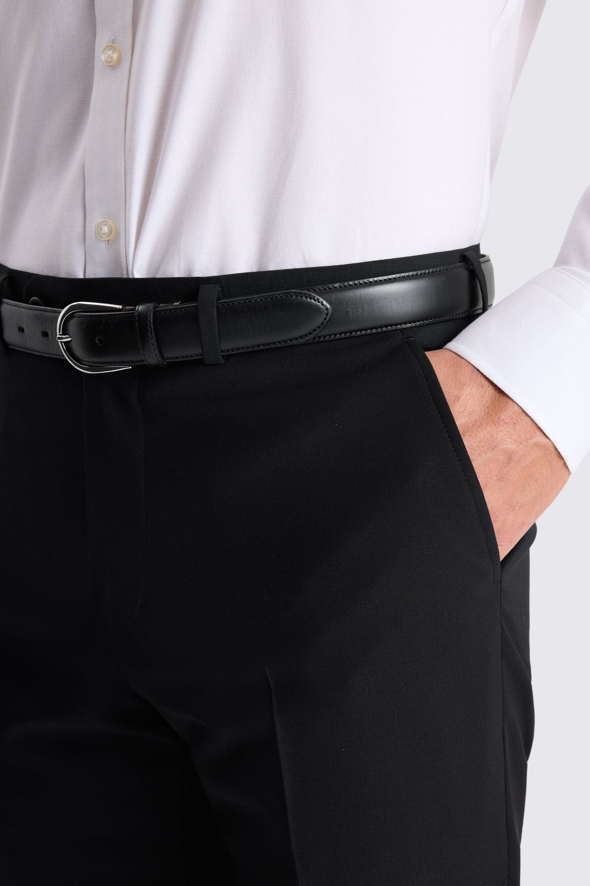 Tailored Performance Fit Black Trousers