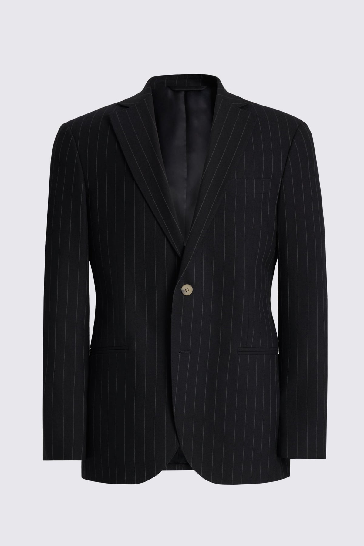 Tailored Fit Navy Stripe Suit