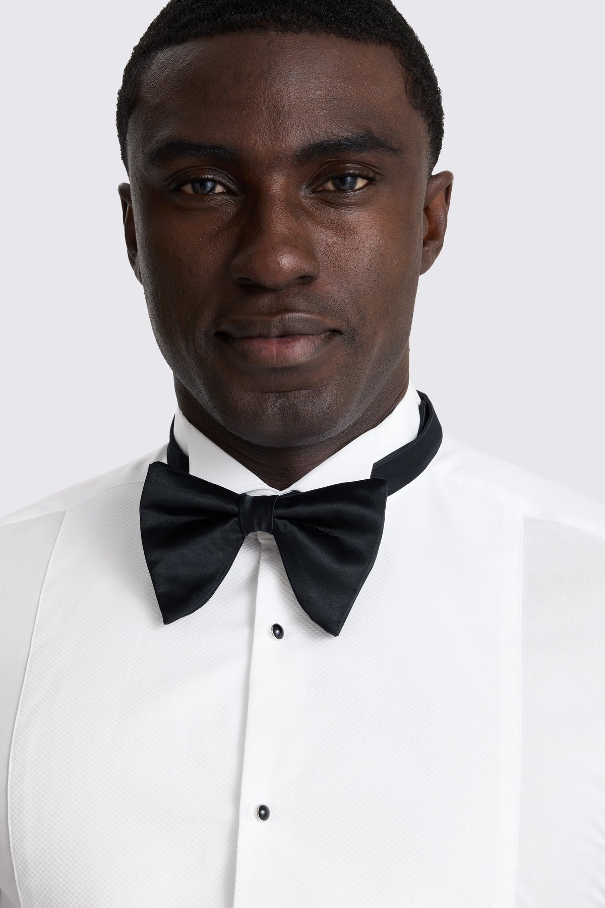 Slim Fit White Marcella Wing Collar Dress Shirt