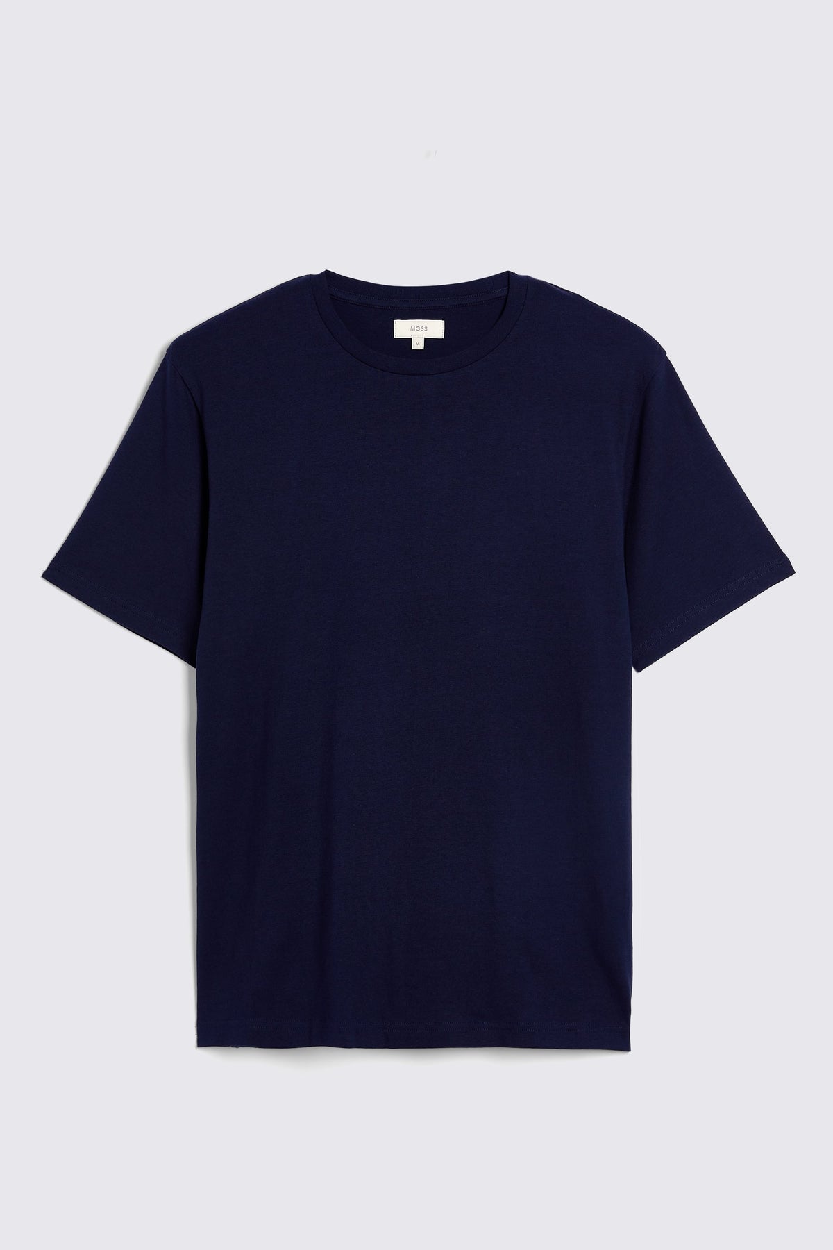 Navy Cotton Crew-Neck T-Shirt