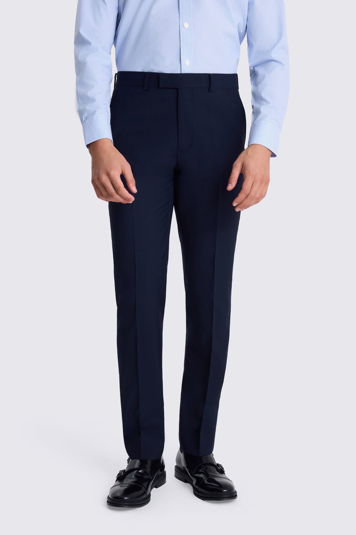 Tailored Fit Navy Performance Trousers