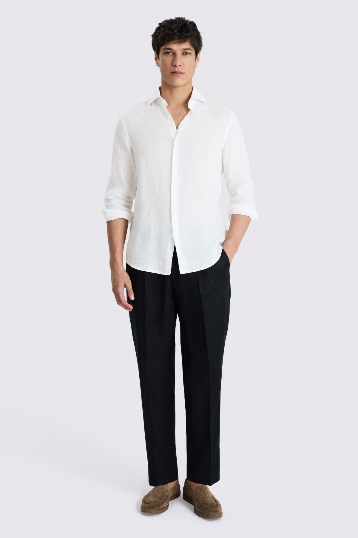 White Linen Shirt