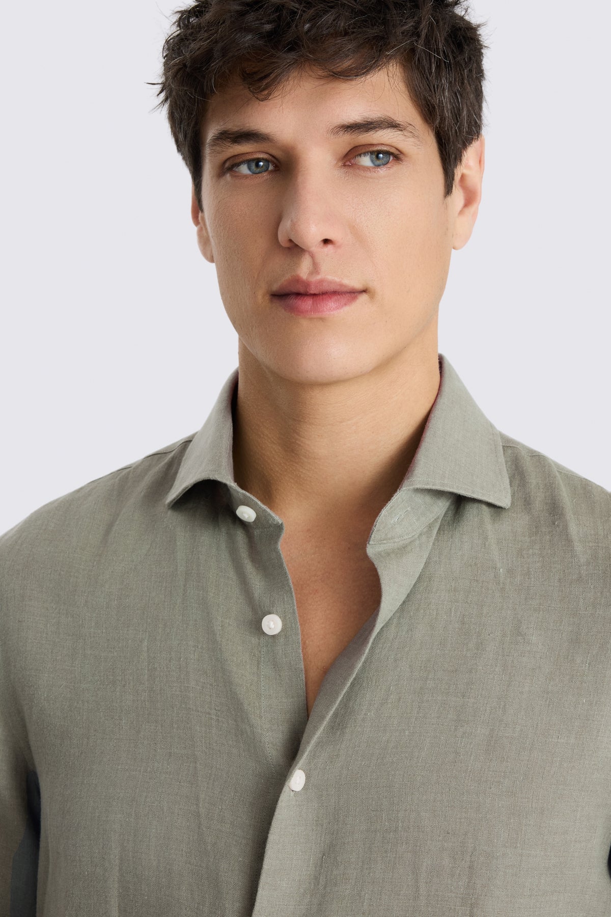 Green Linen Shirt