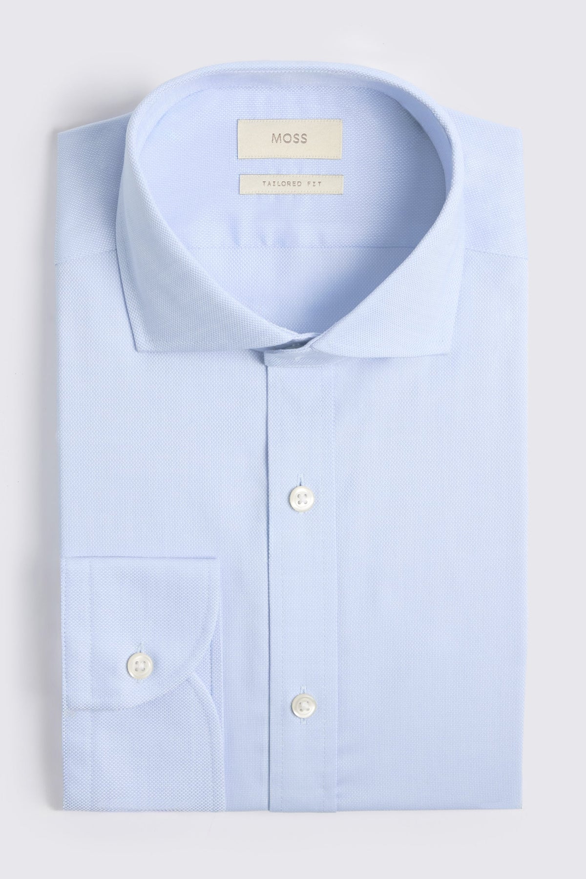 Tailored Fit Sky Dobby Stretch Shirt