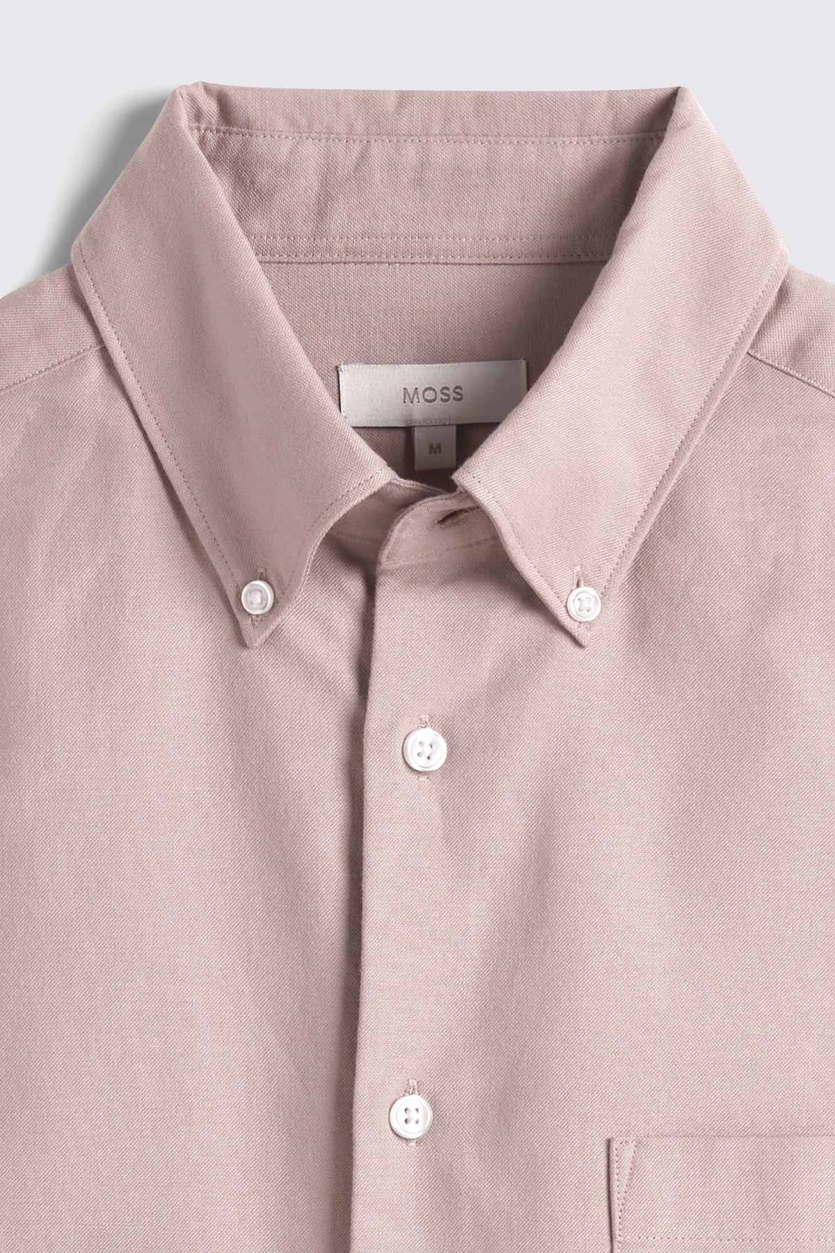 Dusty Pink Washed Cotton Oxford Shirt