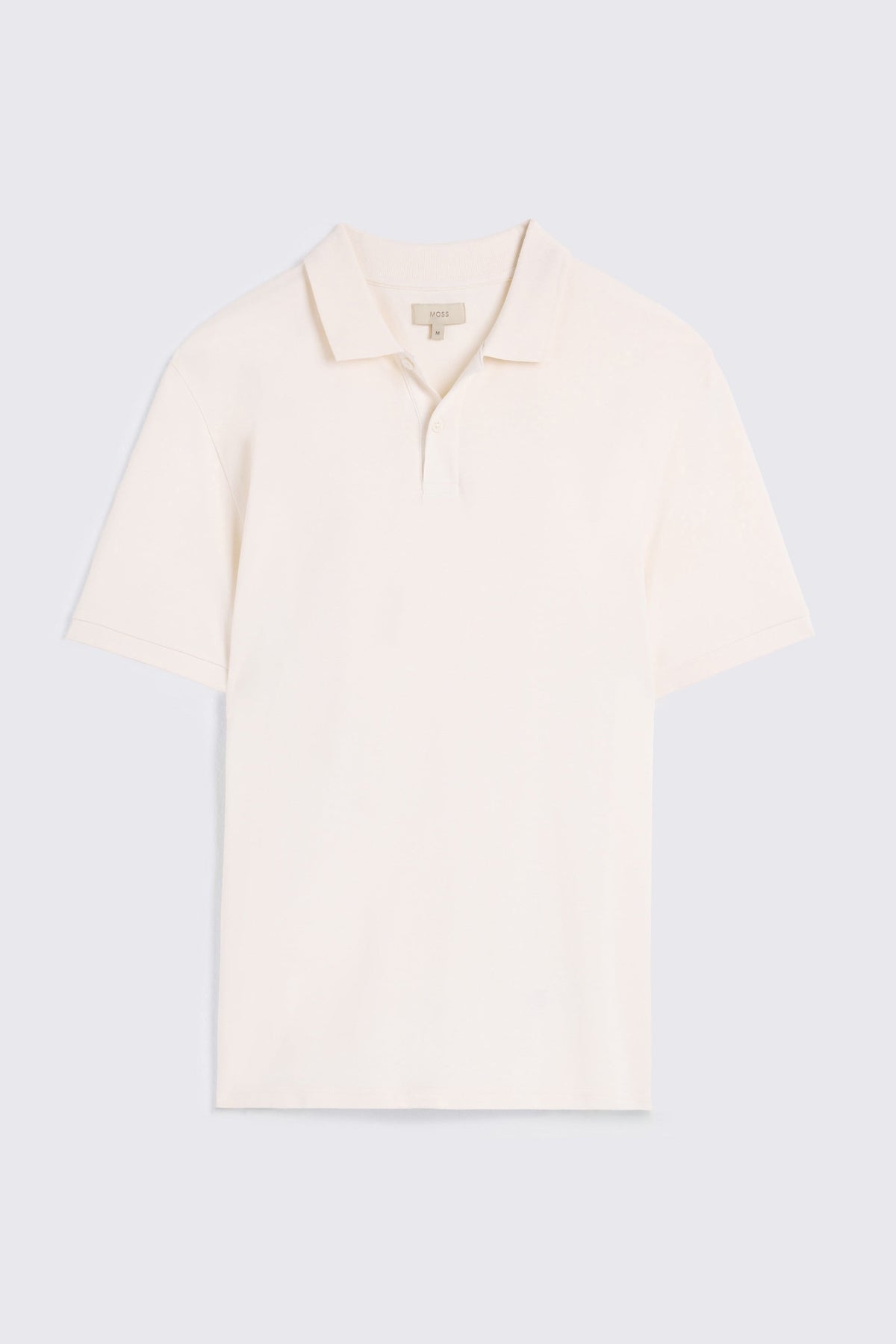 Off-White Cotton Pique Polo Shirt