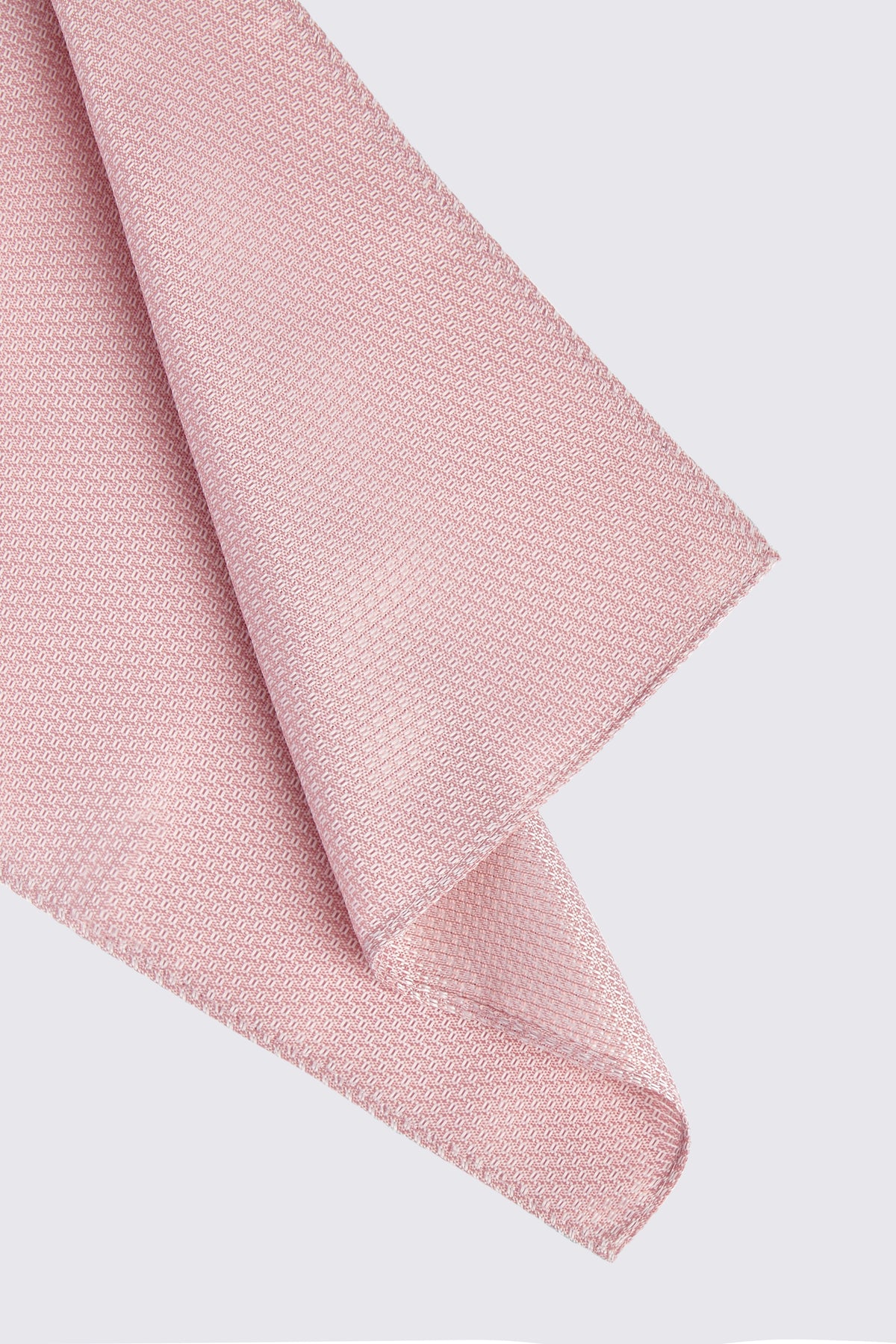 Dusty Pink Textured Pocket Square