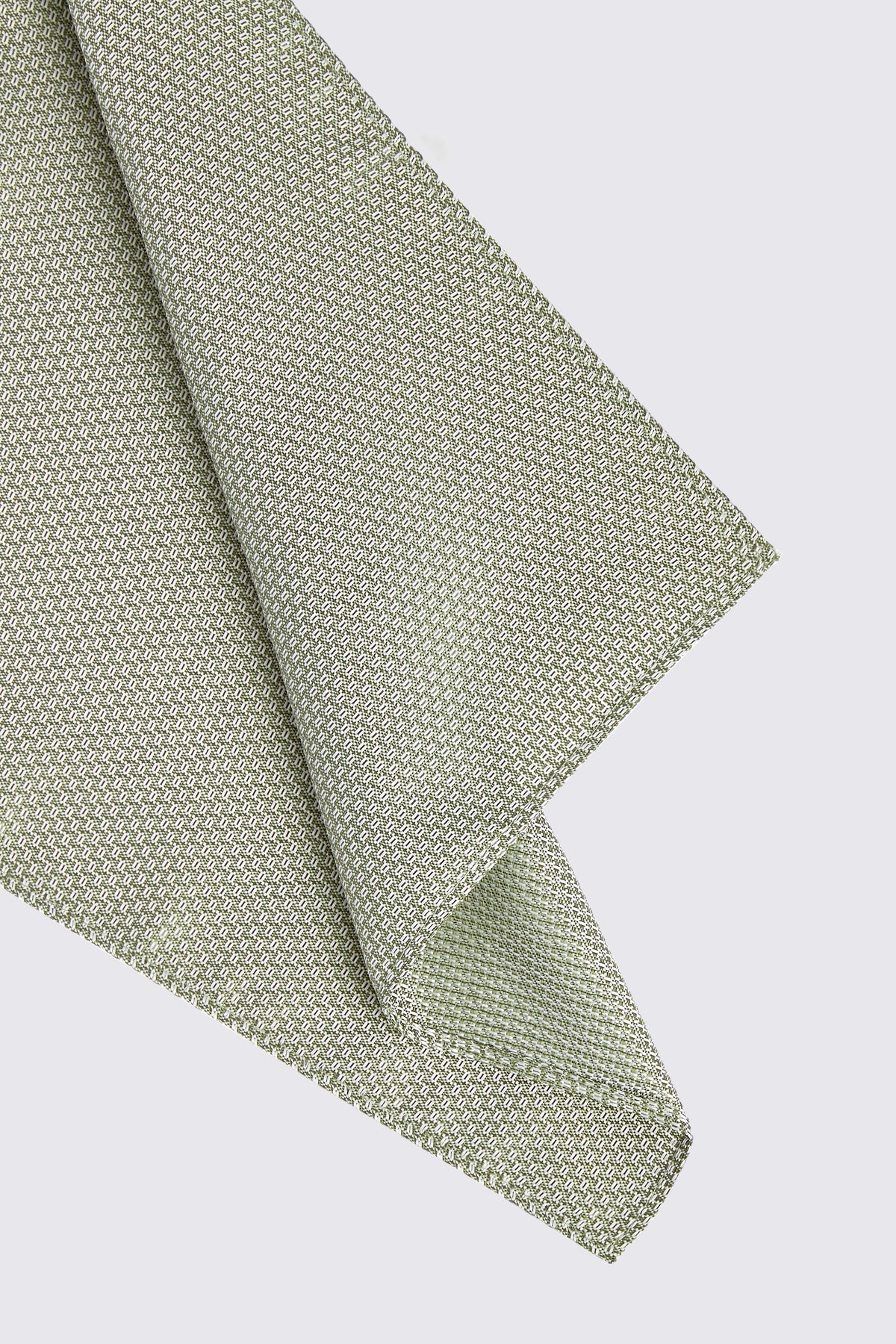 Sage Textured Pocket Square