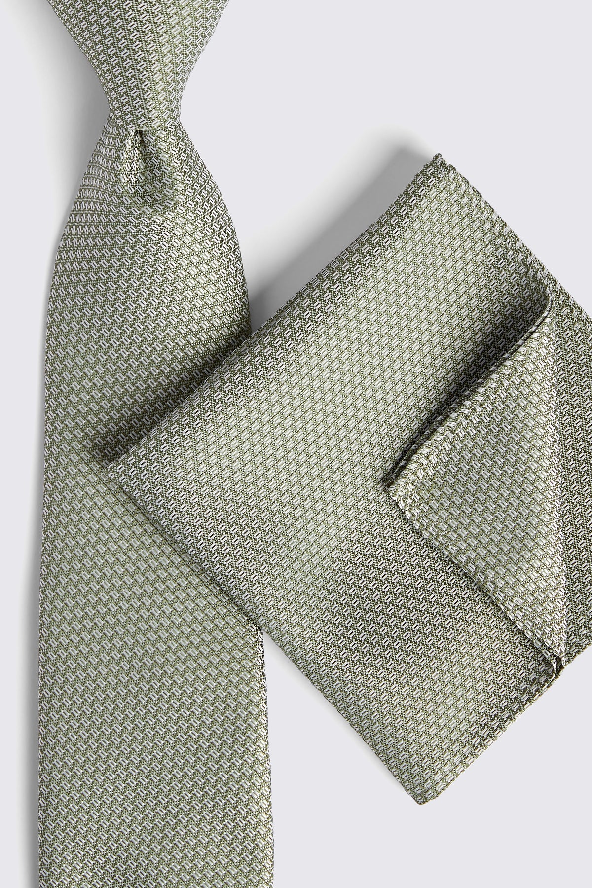 Sage Textured Pocket Square