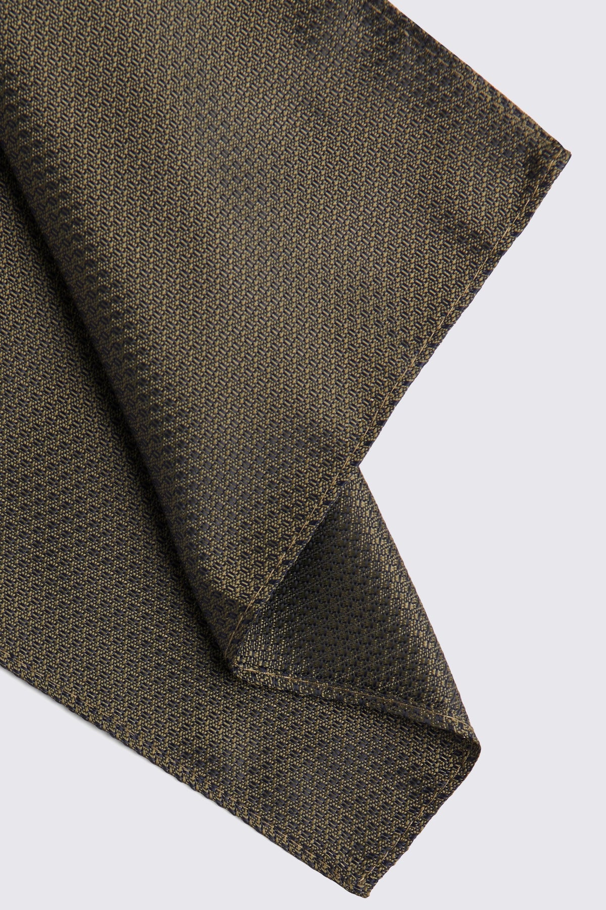 Olive Textured Pocket Square