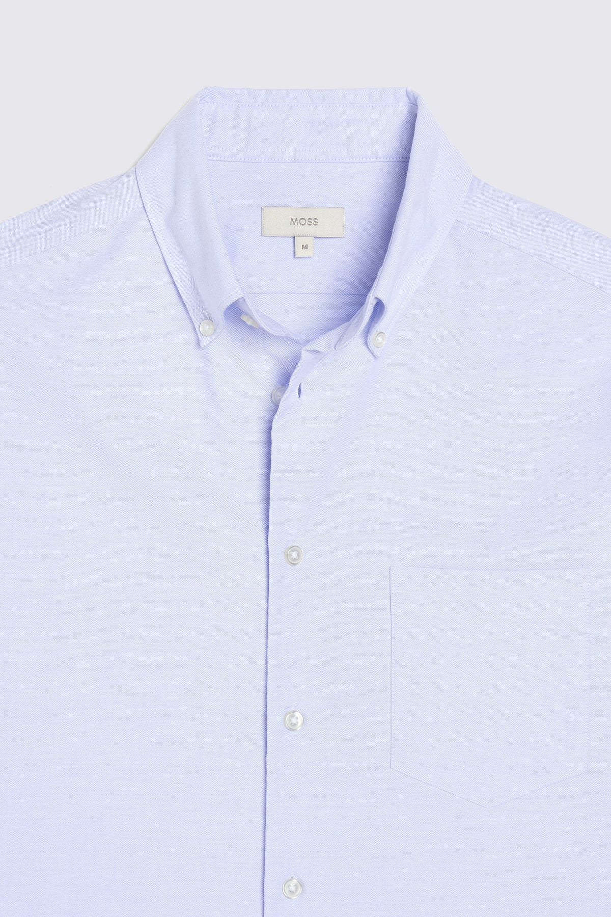 Sky Short Sleeve Cotton Oxford Shirt