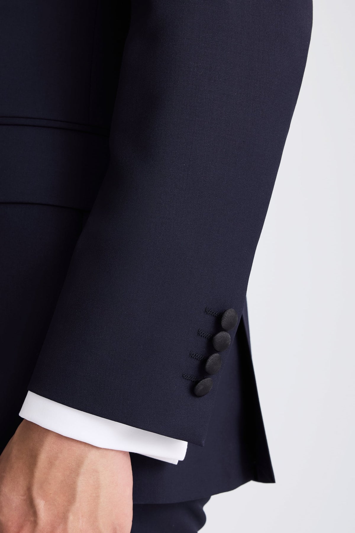 Tailored Fit Midnight Blue Tuxedo Suit