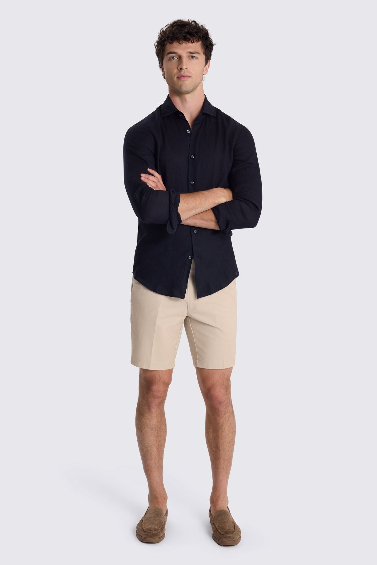 Stone Chino Cotton Shorts