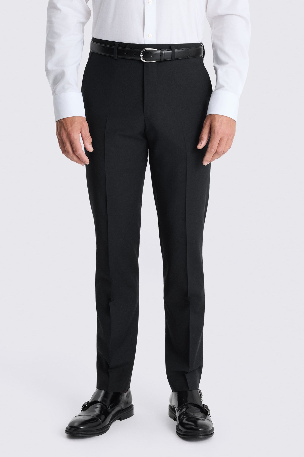 Tailored Performance Fit Black Trousers
