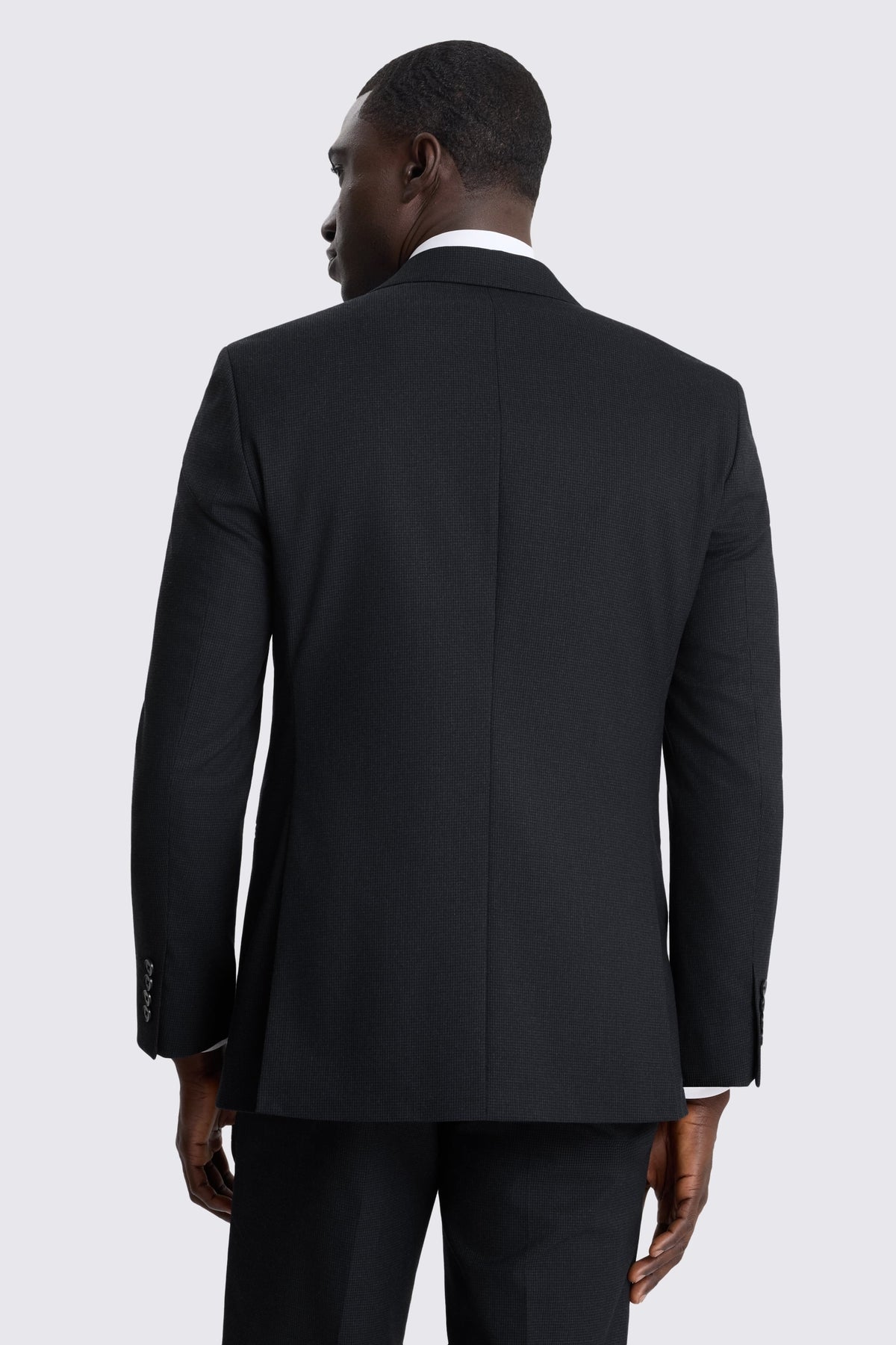 Tailored Fit Navy Puppytooth Suit
