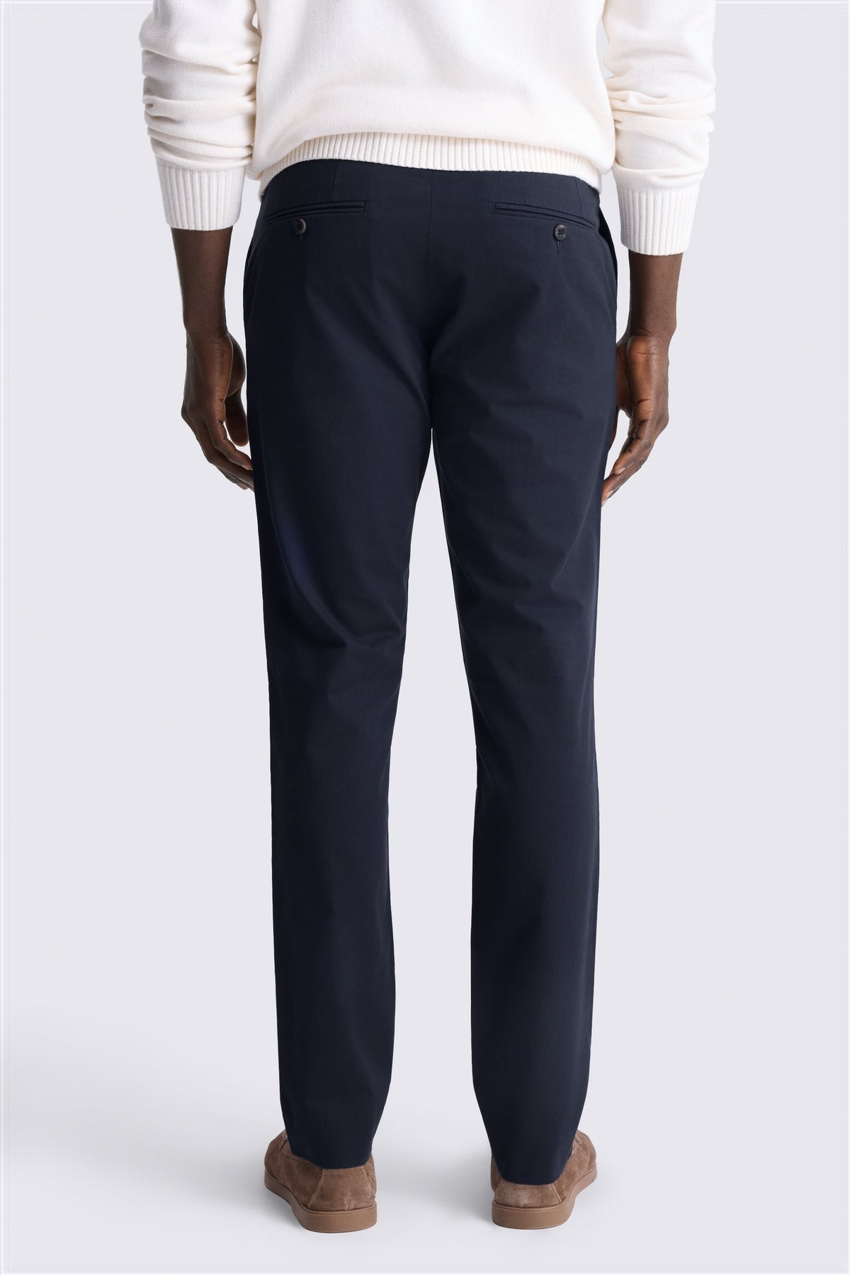 Slim Fit Navy Cotton Chino
